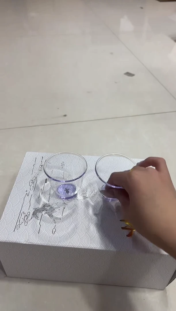 紫色底杯简易包装===========