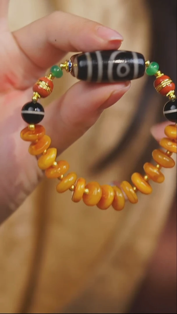 玛瑙/玉髓手串未镶嵌多样性发一