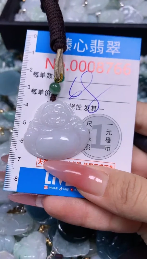 【闪购商品】翡翠颈饰未镶嵌含绳0008766