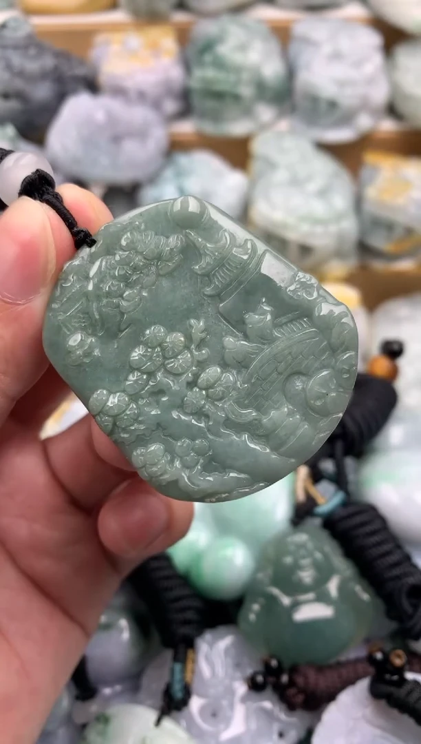 吊坠(不含链)未镶嵌翡翠1