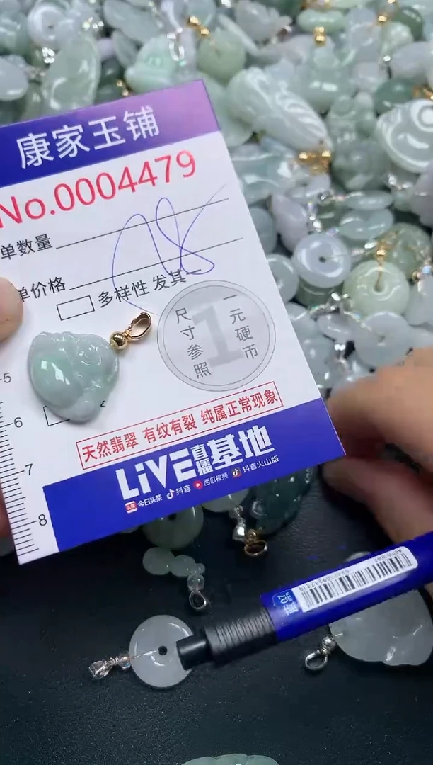 颈饰未镶嵌翡翠4479