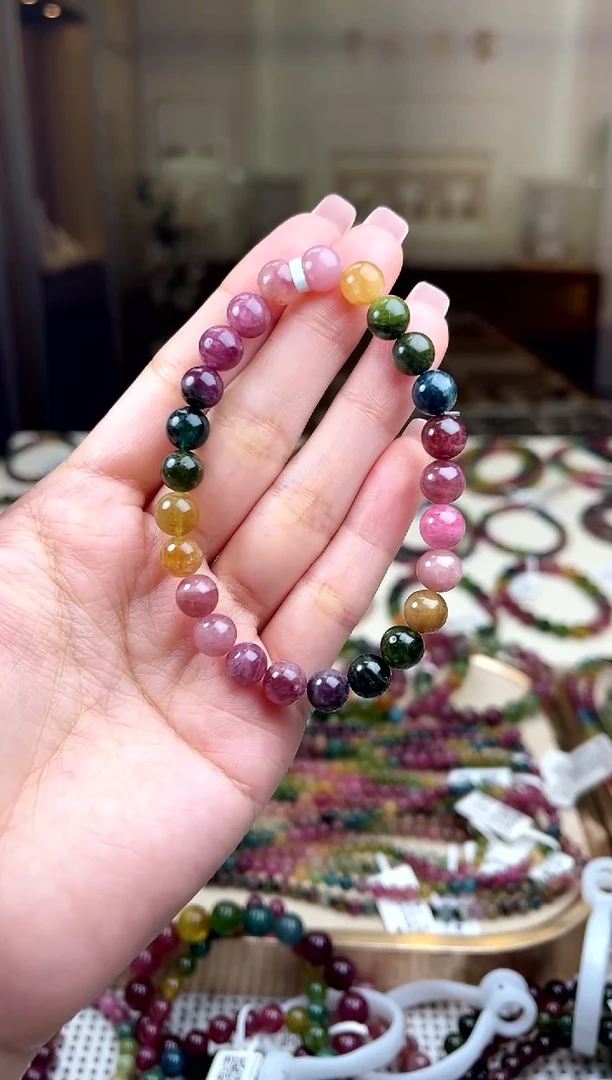 【闪购商品】碧玺/未镶嵌7mm+碧玺单圈多样性发货