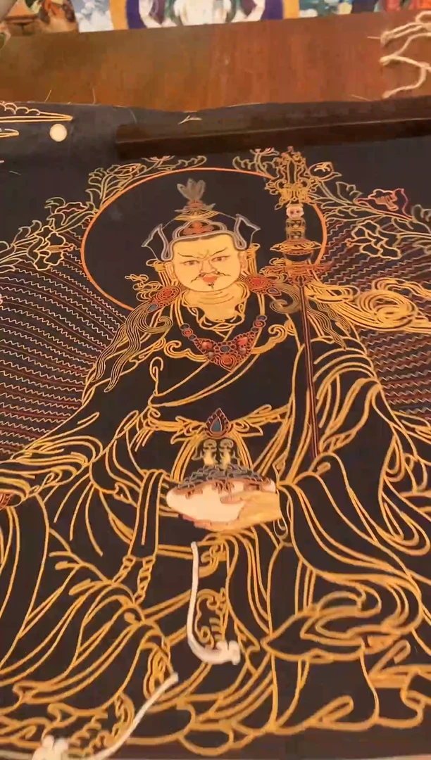 装裱画精美唐卡tk16072