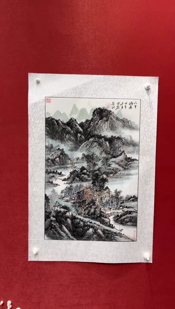 国画老师现场创作 39