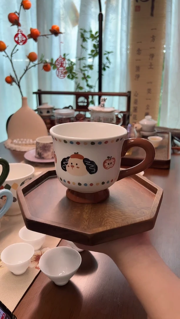 陶瓷马戏团系列 棕色400ml