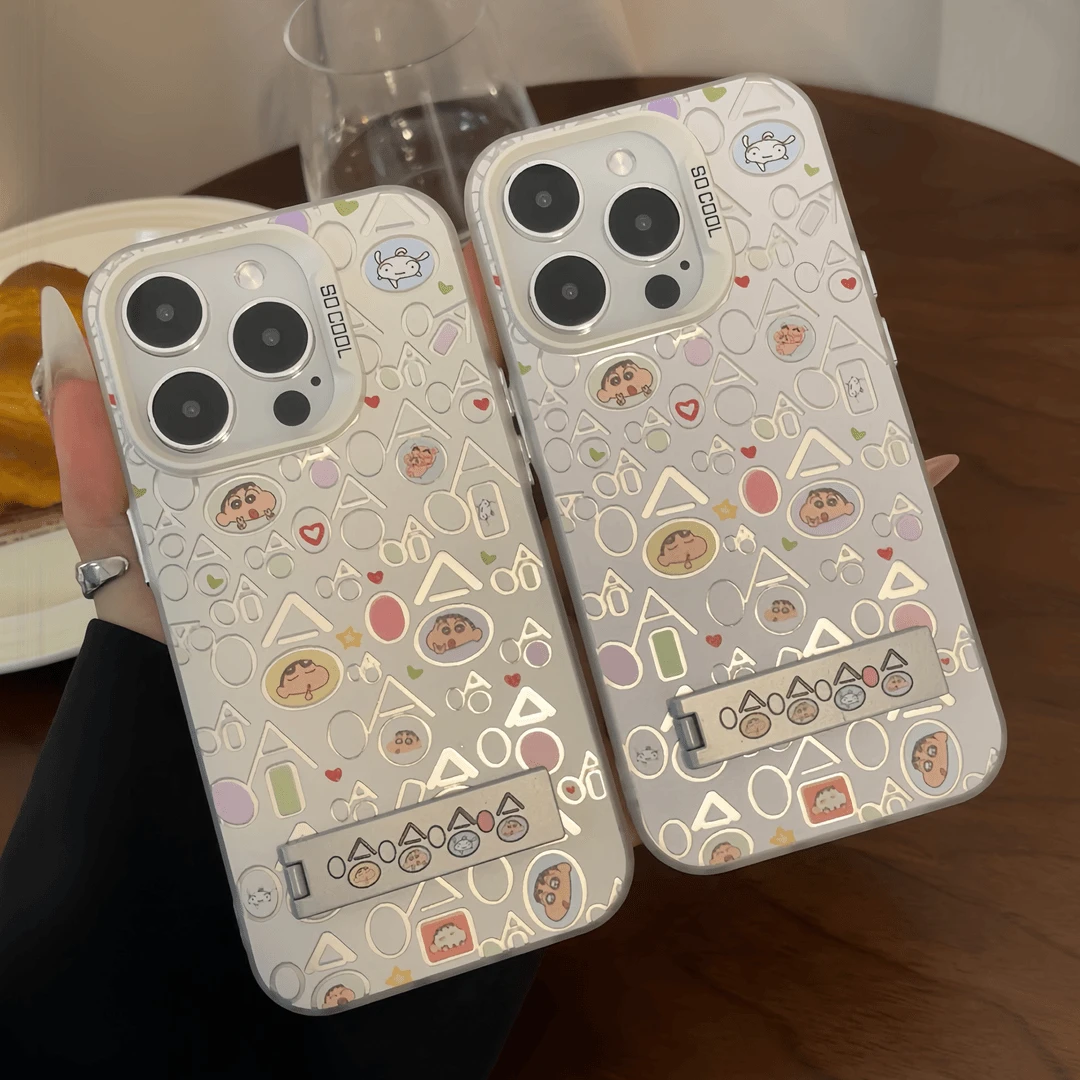 适用苹果17promax手机壳iphone16新款蜡笔小新超薄15全包防摔壳