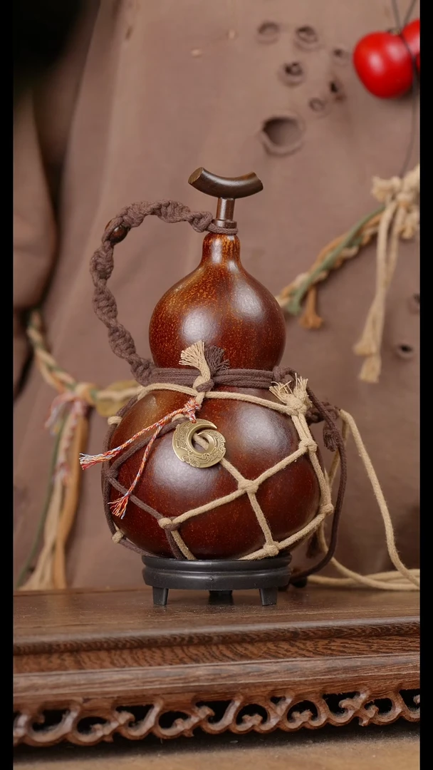 100号精品天然大漆酒葫芦一物一拍~