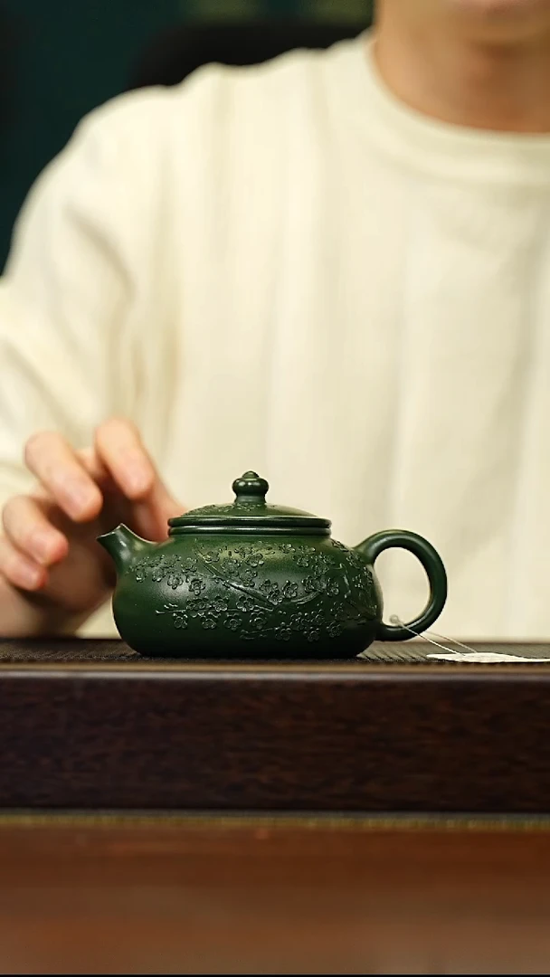 茶壶紫砂宜兴原矿 手工 紫砂壶容量220CC