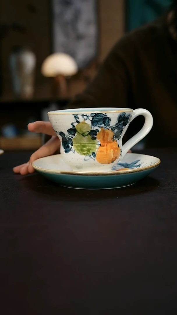 【闪购商品】景德镇陶瓷杯碗柴烧多人
