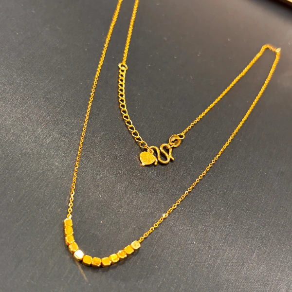 放心黄金店 足金999项链2.66克【货号70】(1号货）