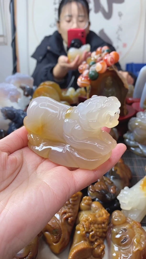 【闪购商品】玛瑙/玉髓小摆件未镶嵌0