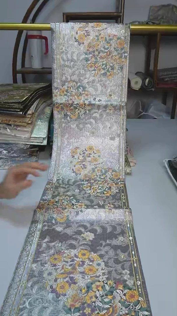 织绣18西阵织六通团花