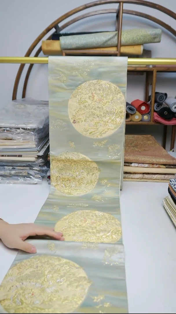 织绣57团花团花团花