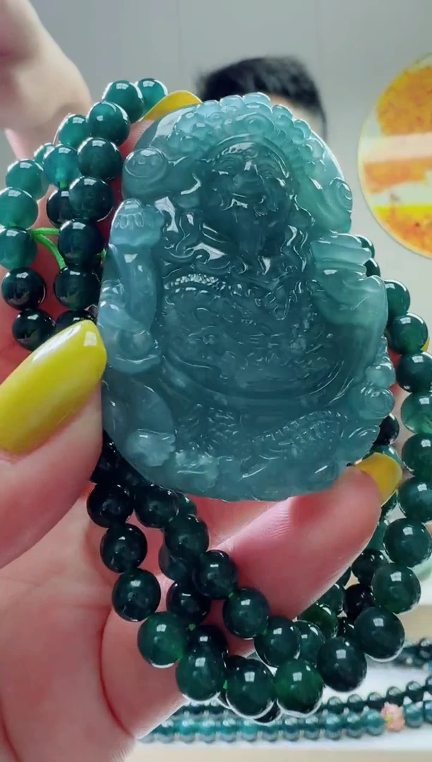 颈饰未镶嵌翡翠天然A货翡翠  多样性随机发其一