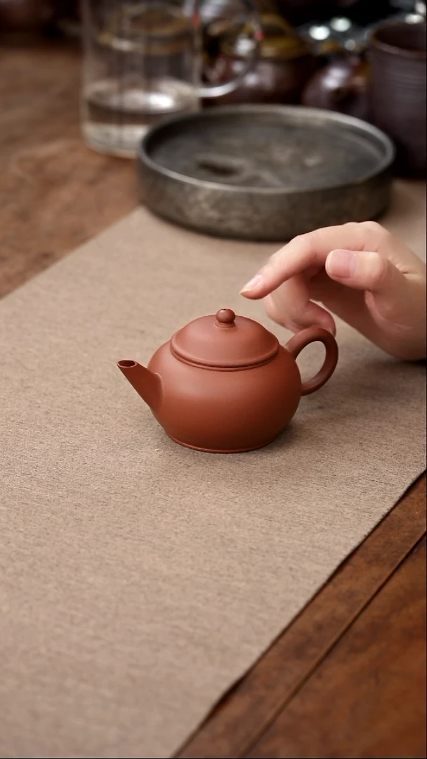 茶壶紫砂微瑕水平