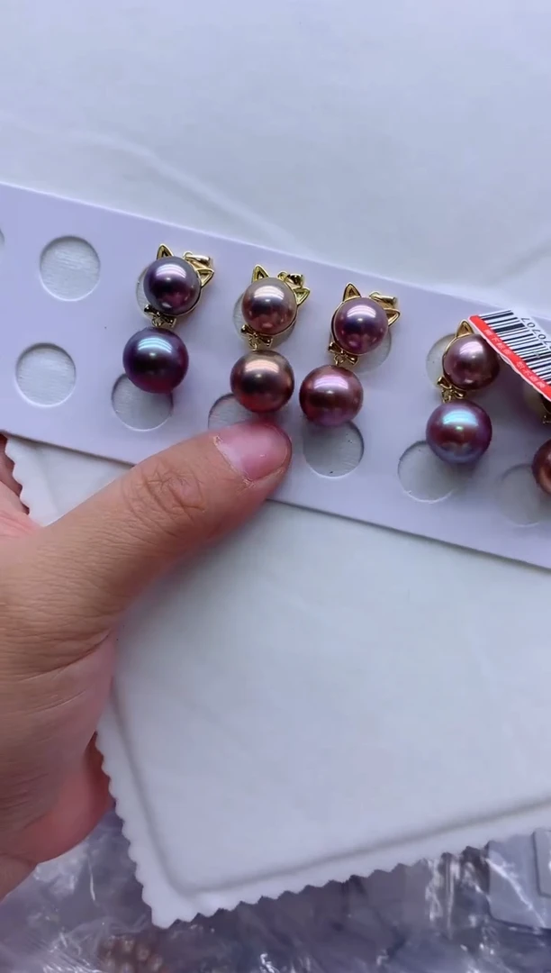 【闪购商品】淡水珍珠银S925镶嵌吊坠(不含链)多发其一