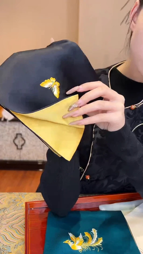 刺绣 苏绣手工刺绣100桑蚕丝手帕