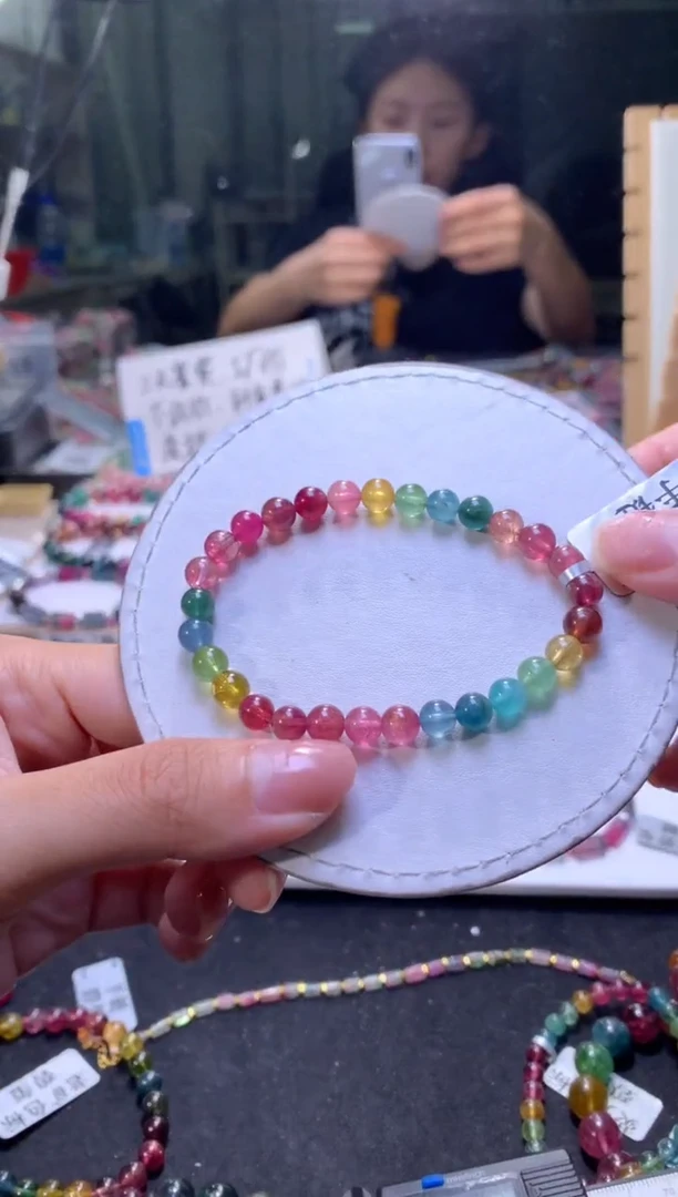 未镶嵌手串碧玺A89【天然碧玺】