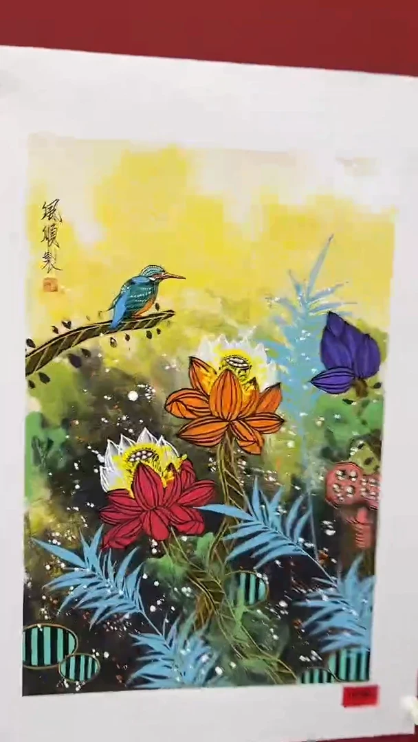 国画杨风顺-2.7平尺-花鸟