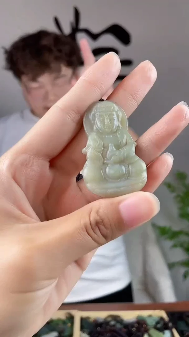 和田玉未镶嵌颈饰拍一发一，多样性发货