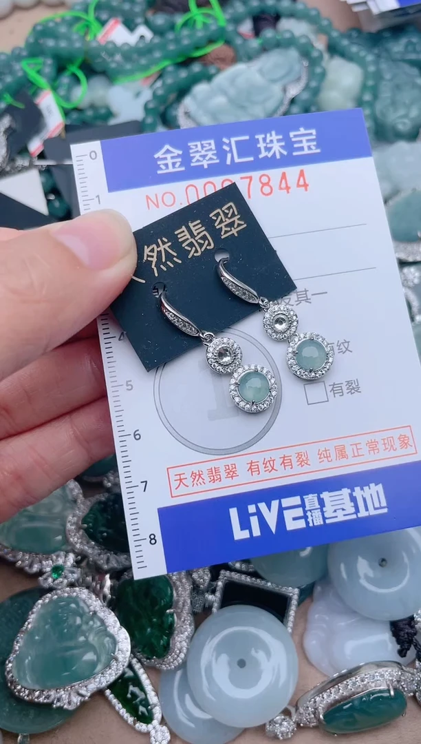 翡翠未镶嵌颈饰7844........1