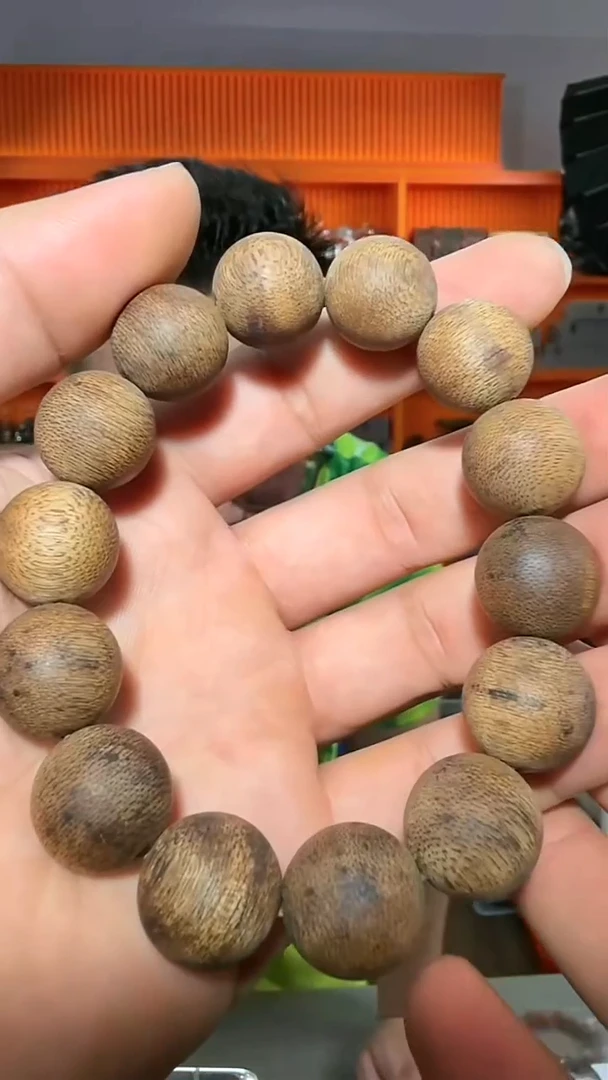 沉香手串56号单圈顺化红土25g1.7多样性发一