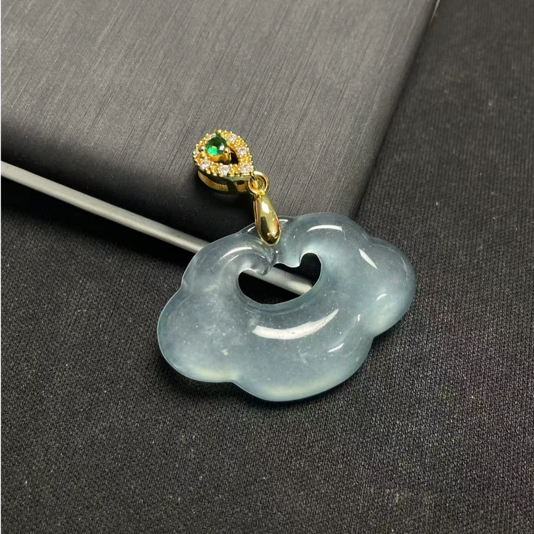 [停业清货]老蓝水色如意吊坠-赠链-341-多样性发一