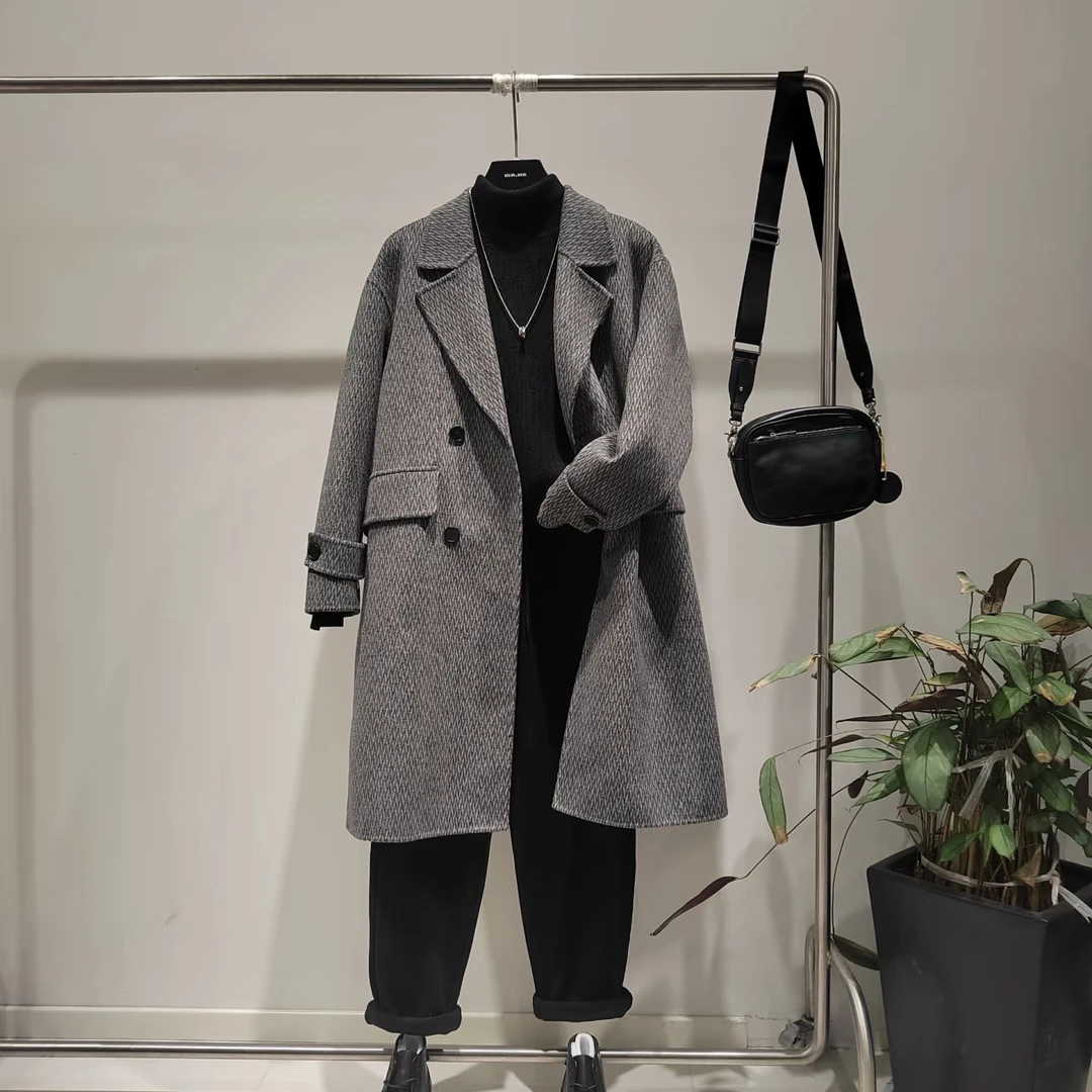 （73）C137-冬季新款高端定制时尚男女同款加绒束脚裤裤休闲卫裤