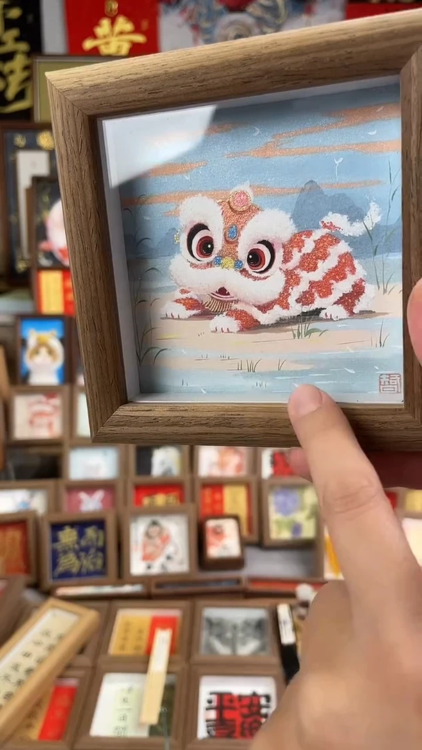 国画纯手绘书法绘画作品