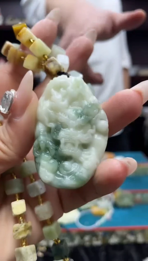 未镶嵌岫玉吊坠多样性发*货拍一发一1