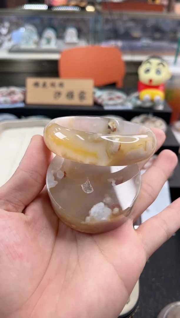 未镶嵌手镯石英质玉61圈口 （赠品镯心）3009106