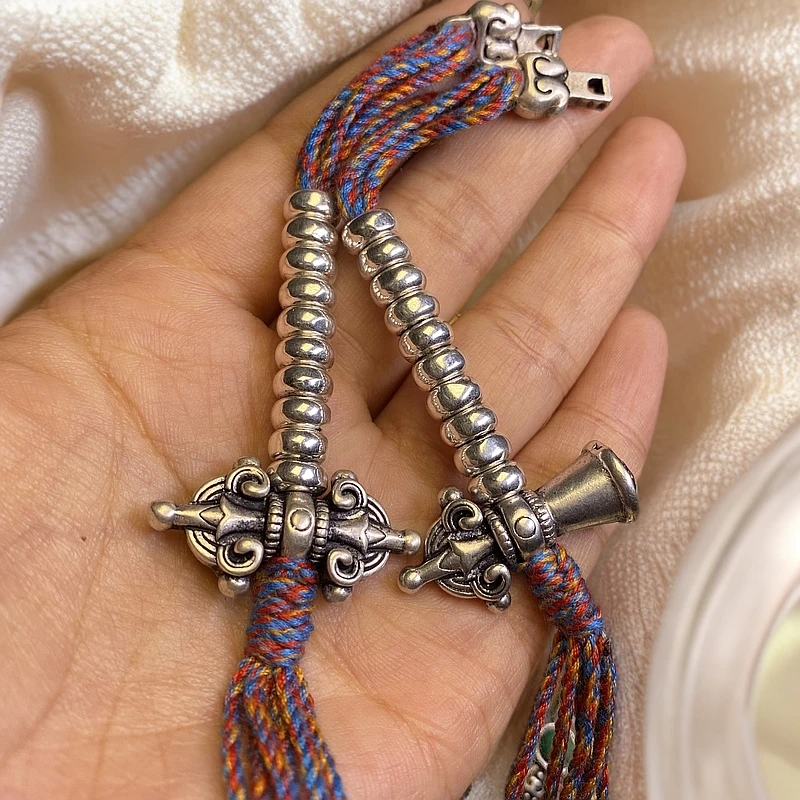 藏式文玩最大号记子记数计数108铃杵念珠配件侧挂复古配饰百搭