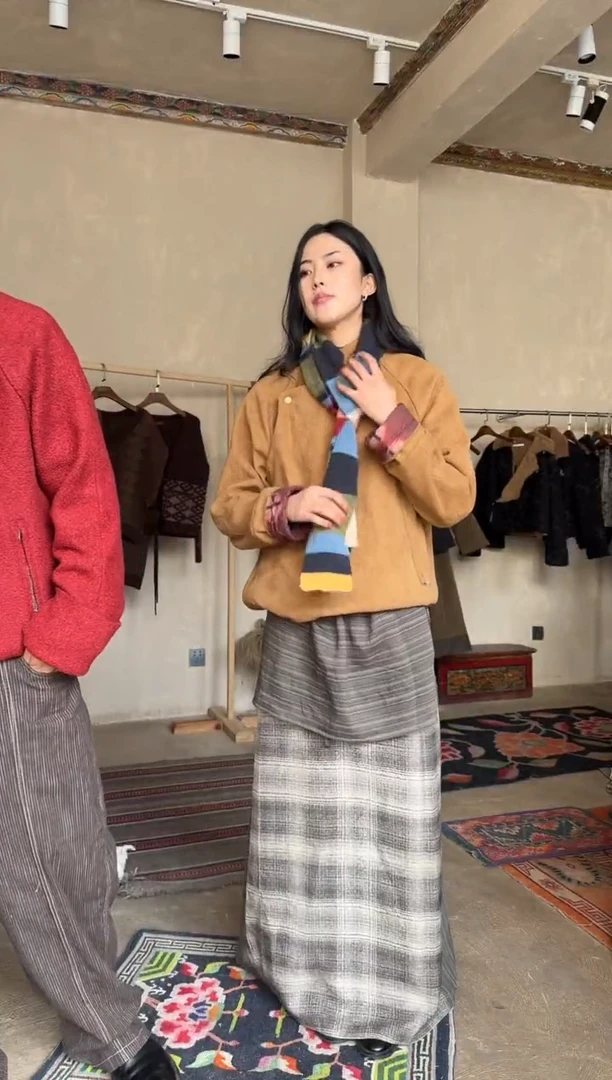 KC26FW牦牛绒黄昏围巾