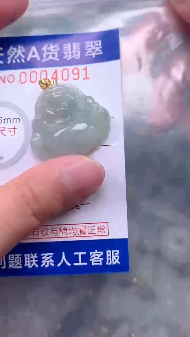 翡翠未镶嵌吊坠(不含链)1