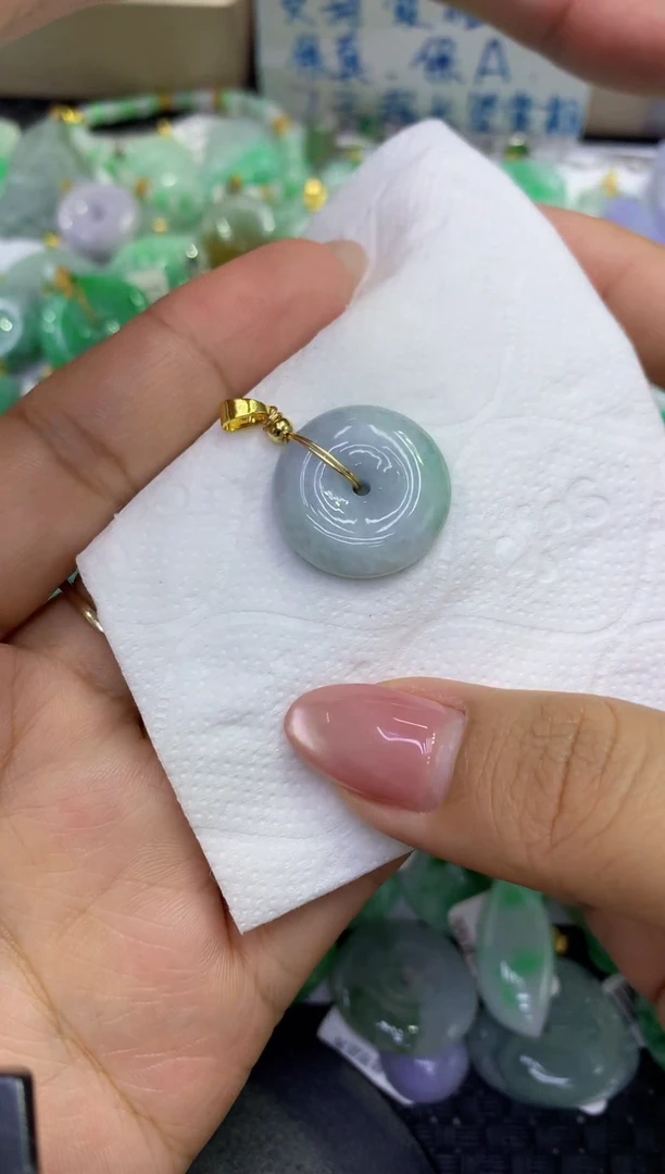 颈饰未镶嵌翡翠天然缅甸A货翡翠