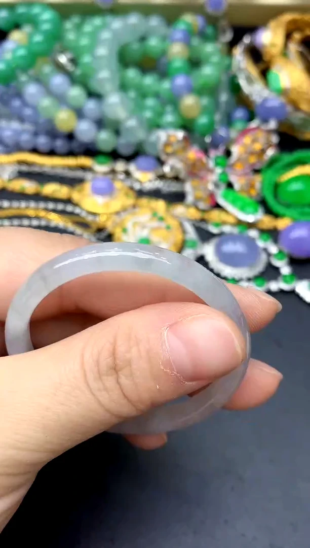 未镶嵌手镯翡翠144-中国好珍宝