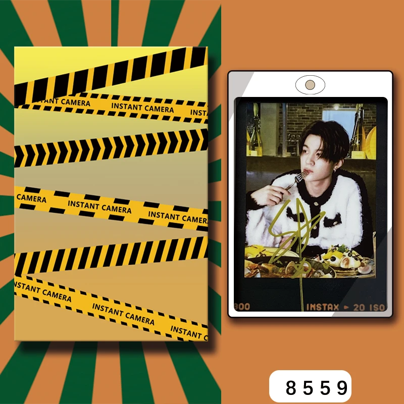 D8559【石凯】 正品拍立得照片 黑金