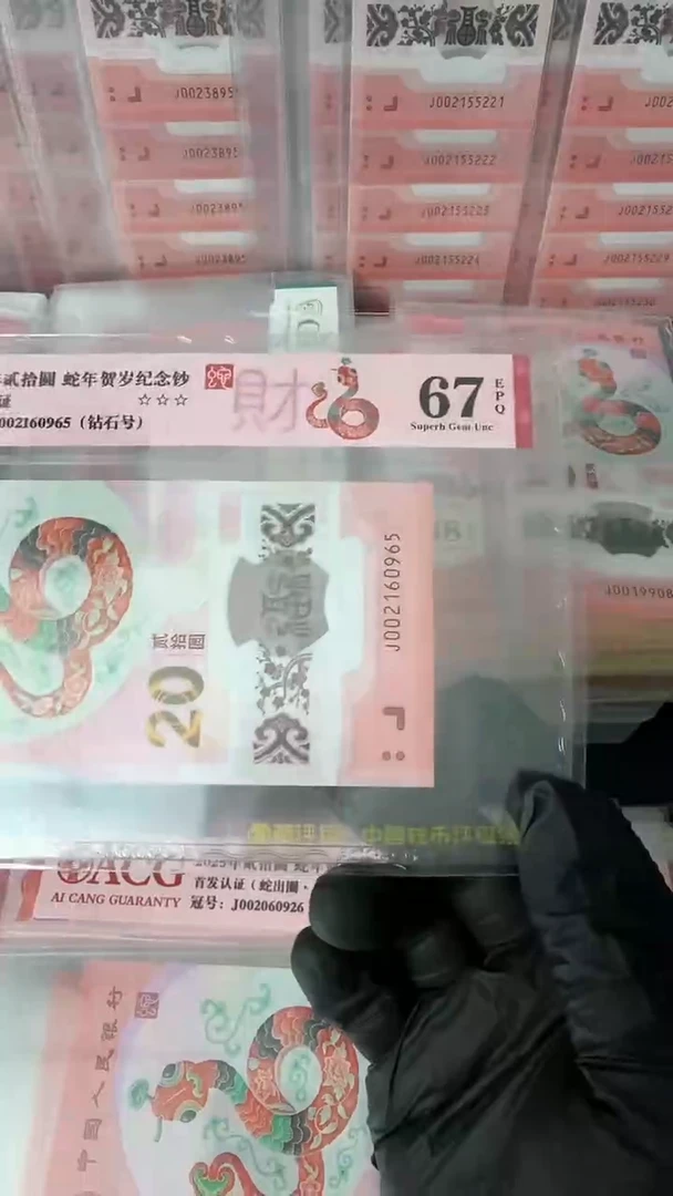 【闪购商品】2025年蛇钞单张JO02160965