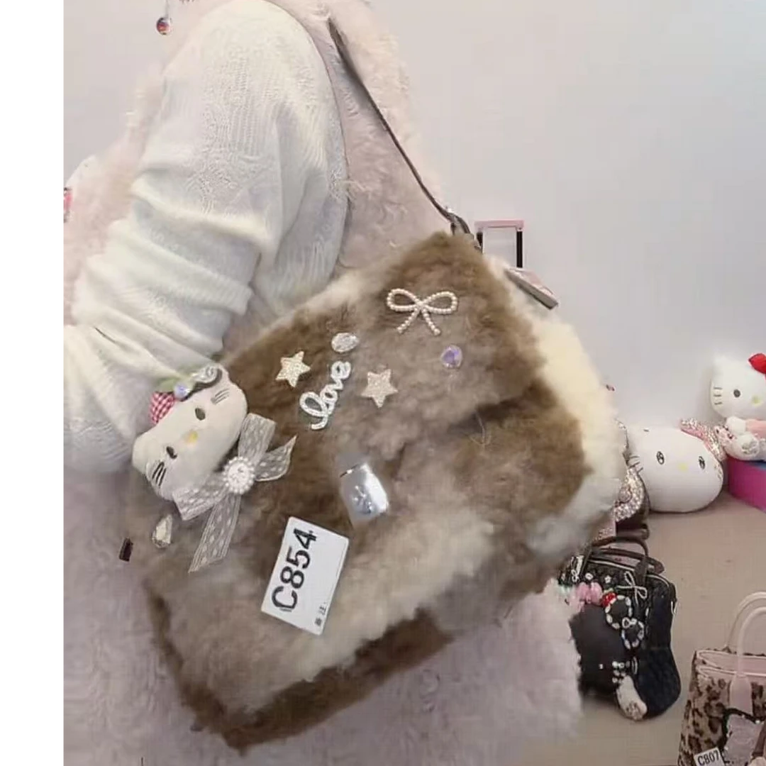 格格家新款定制女包毛毛包3900