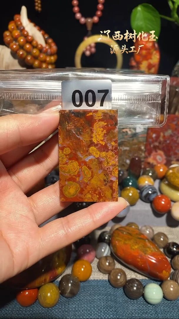 未镶嵌-硅化玉天然北票硅化玉吊坠