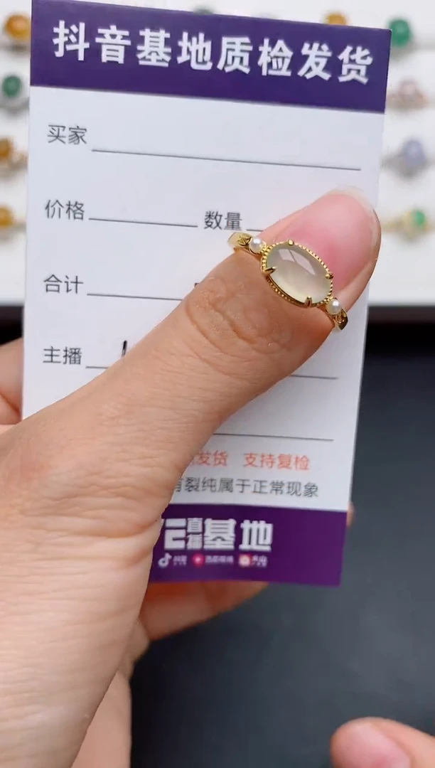 翡翠戒指银S925镶嵌.....