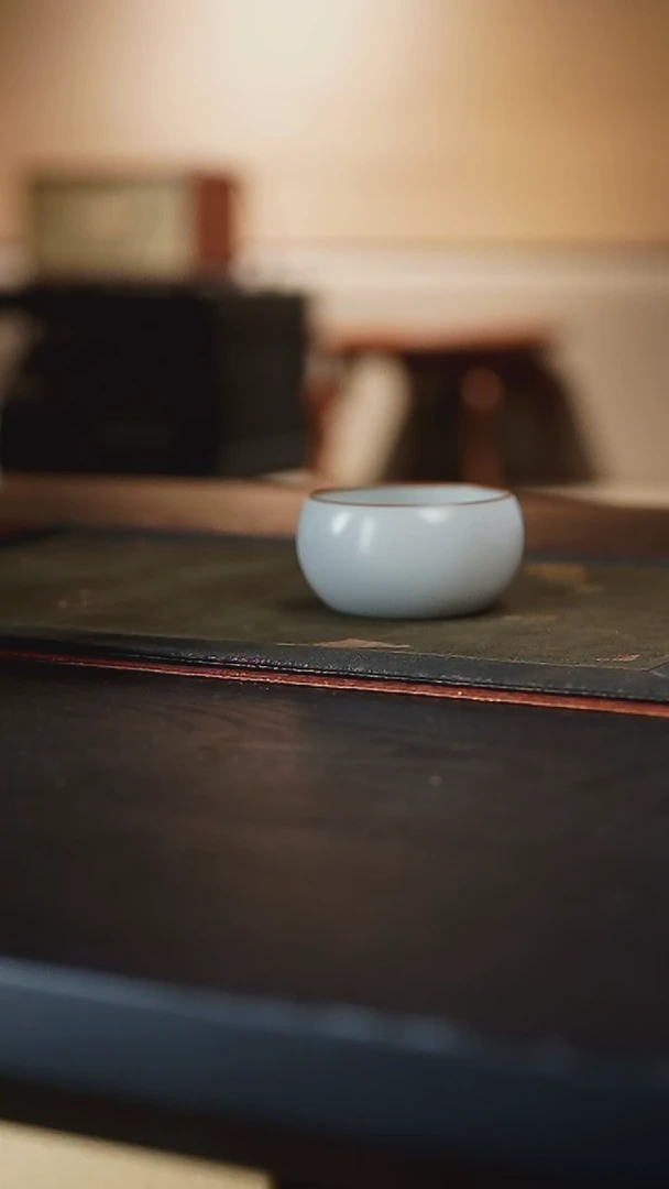 气柴窑 流霜白小佛手