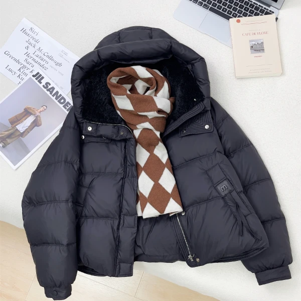 韩版简约时尚百搭羽绒服