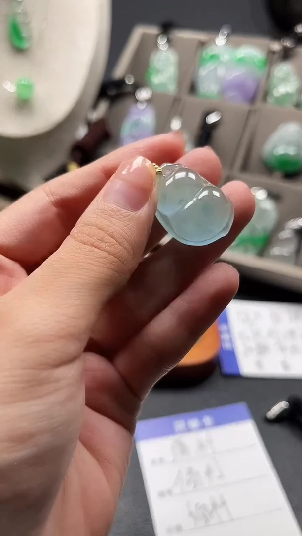 颈饰未镶嵌翡翠  所见即所得 一图一物