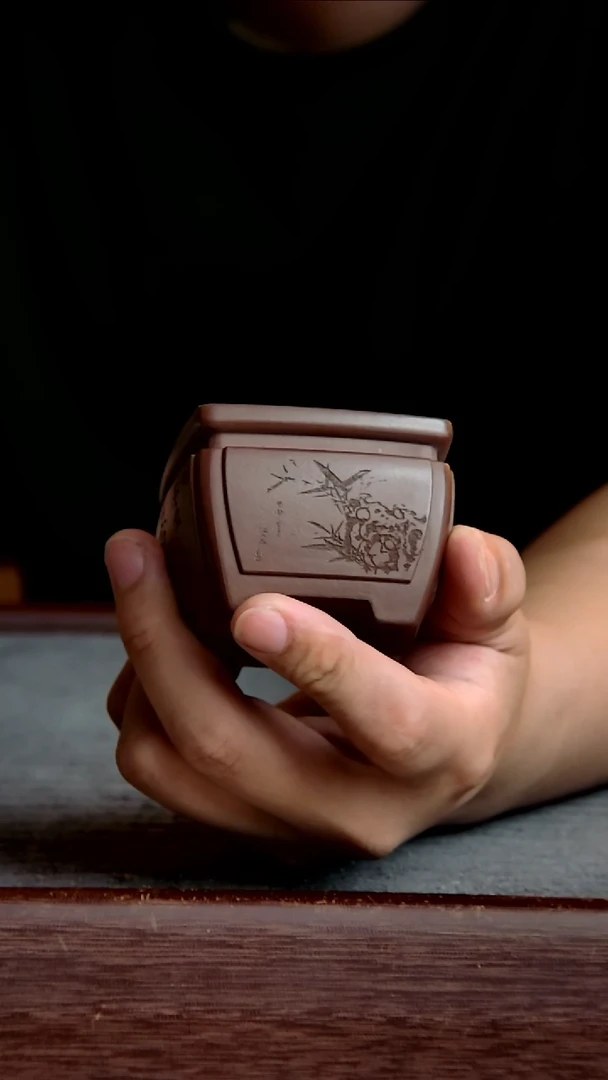 紫砂花盆4.5*4内径尺寸