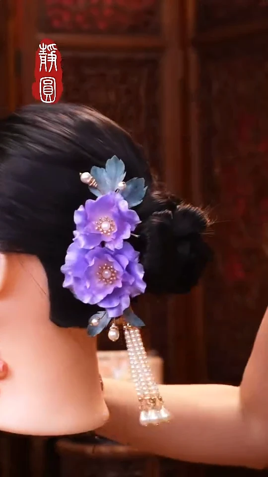 织绣纯手工非遗苏绣【芙蓉花边夹】