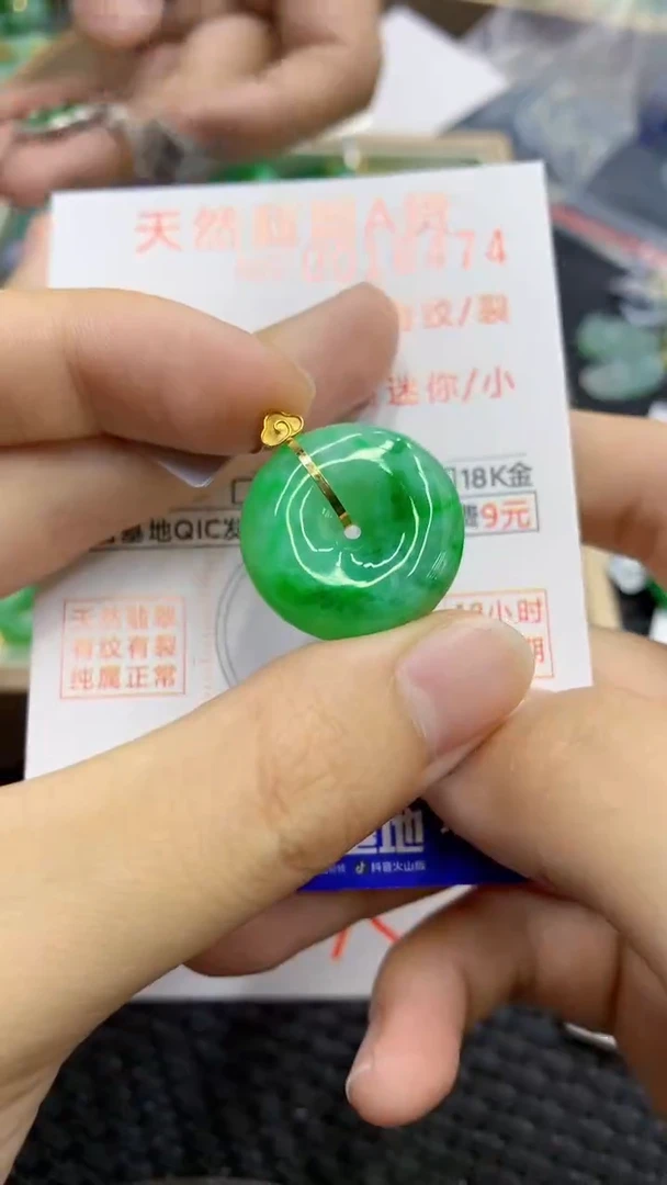 翡翠未镶嵌颈饰             8