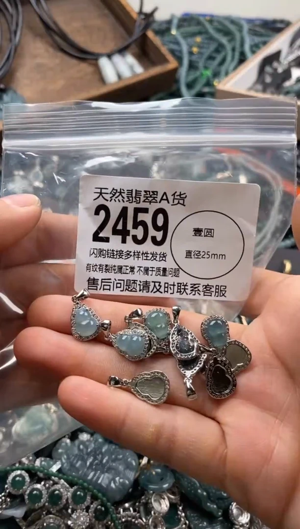 【闪购商品】翡翠颈饰未镶嵌多样性发其一2459