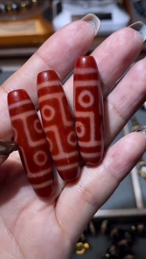 【闪购商品】玛瑙/玉髓颈饰未镶嵌LZ-00896红肉六眼多样性发其一