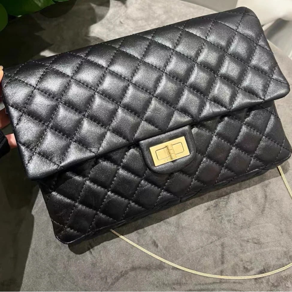 99新 Chanel/香奈儿 7姐北京专场/黑金 2.55链条包